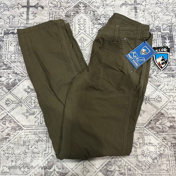 NWT Womens Kuhl Hiking Pants Size 6 Green - Picture 1 of 6
